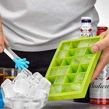 Load image into Gallery viewer, Ice Cube Trays 3 Pack, Morfone Silicone Ice Tray with Removable Lid Easy-Release Flexible Ice Cube Molds 24 Cubes per Tray for Cocktail, Whiskey, Baby Food, Chocolate, BPA Free

