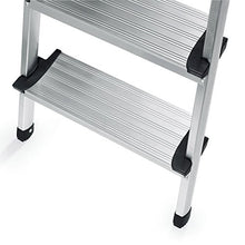 Load image into Gallery viewer, Polder LDR-3500RM Ultralight 3-Step Stool, 52.5&quot; Tall, 24.5&quot; Top Step, Aluminum
