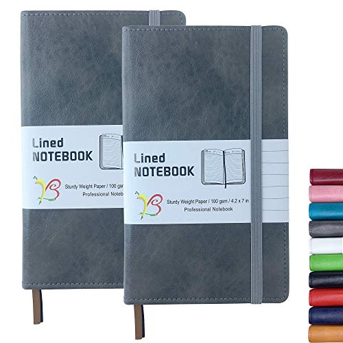 YANGBOSHI 2-Pack Pocket Notebook Journal Notepad Small,College Ruled,4.2