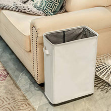 Load image into Gallery viewer, Chrislley Slim Rolling Laundry Hamper with Wheels Thin Laundry Hamper Narrow Clothes Hampers Tall Dirty Laundry Hamper Basket (Slim 22 Inches, Beige)
