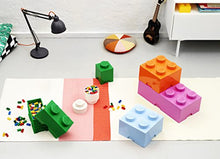 Load image into Gallery viewer, LEGO Brick 4 Knobs Stackable Storage Box, Medium Stone Grey, 5.7 Litre
