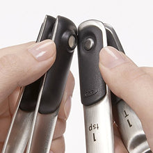 Load image into Gallery viewer, OXO Good Grips 4 Piece Stainless Steel Measuring Spoons with Magnetic Snaps
