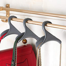Load image into Gallery viewer, Purse Hanger Hook Bag Rack Holder - Handbag Hanger Organizer Storage - Over The Closet Rod Hanger for Storing and Organizing Purses | Backpacks |Satchels | Crossovers | Handbags | Tote（2 Pack）
