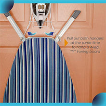 Load image into Gallery viewer, Over The Door Iron Board Caddy - Iron and Ironing Board Storage Organizer
