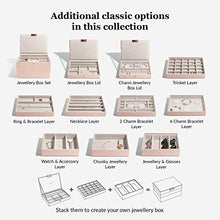 Load image into Gallery viewer, Stackers Blush Pink with Rose Gold Classic Jewelry Box - Set of 3
